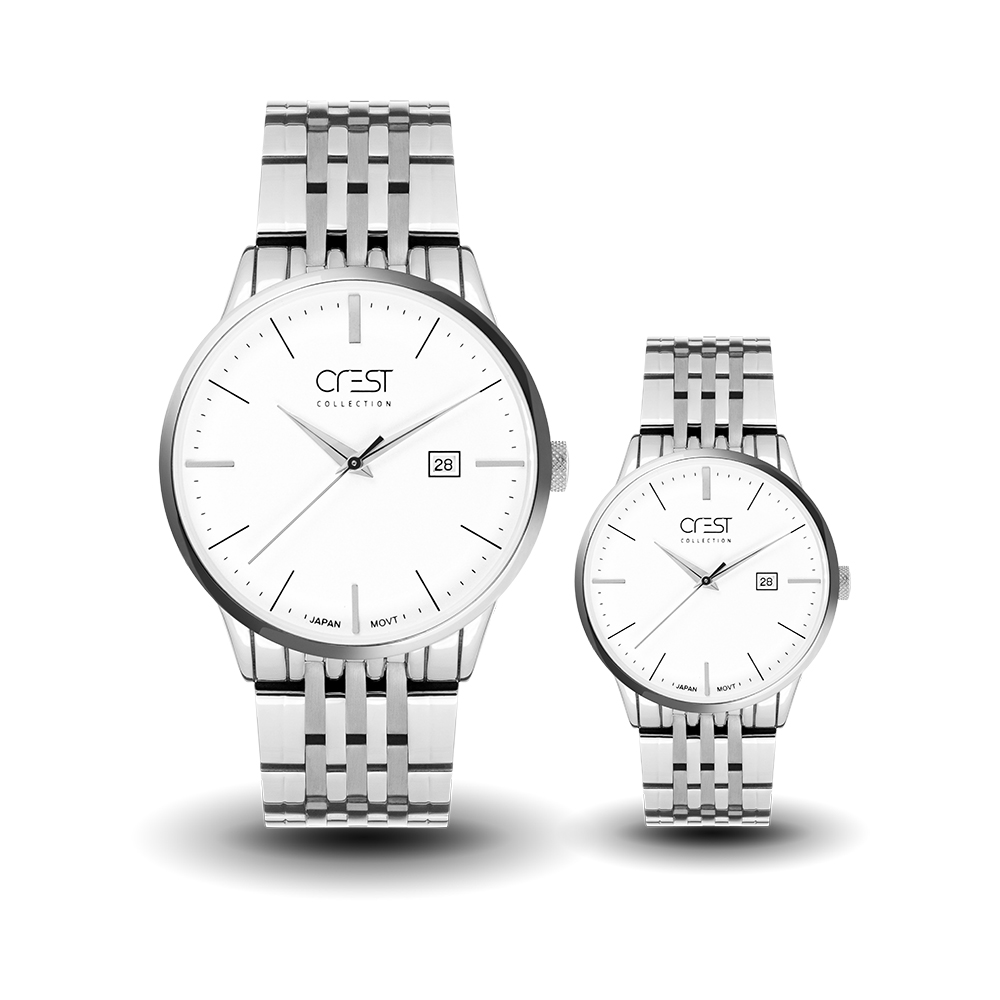 Crest-6025G-2.jpg ساعت مچی ست کرست مدل:Crest 6025-2 - Image 1