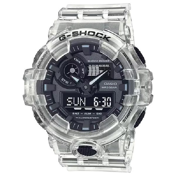 ساعت مچی مردانه کاسیو جیشاک مدل:GA-700SKE-7ADR