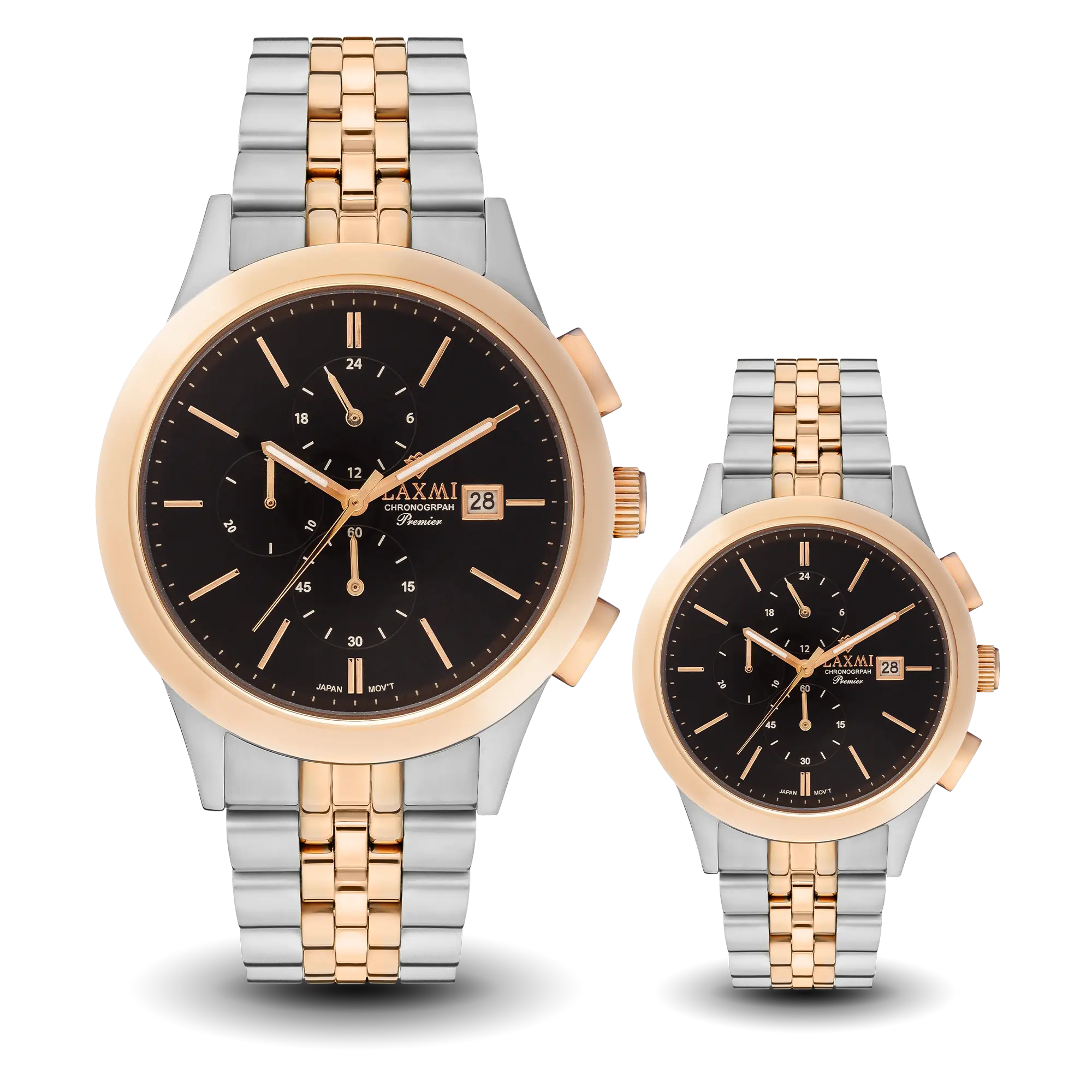 laxmi-watch-8509-18.webp ساعت مچی ست لاکسمی مدل:Laxmi 8509-18 - Image 1