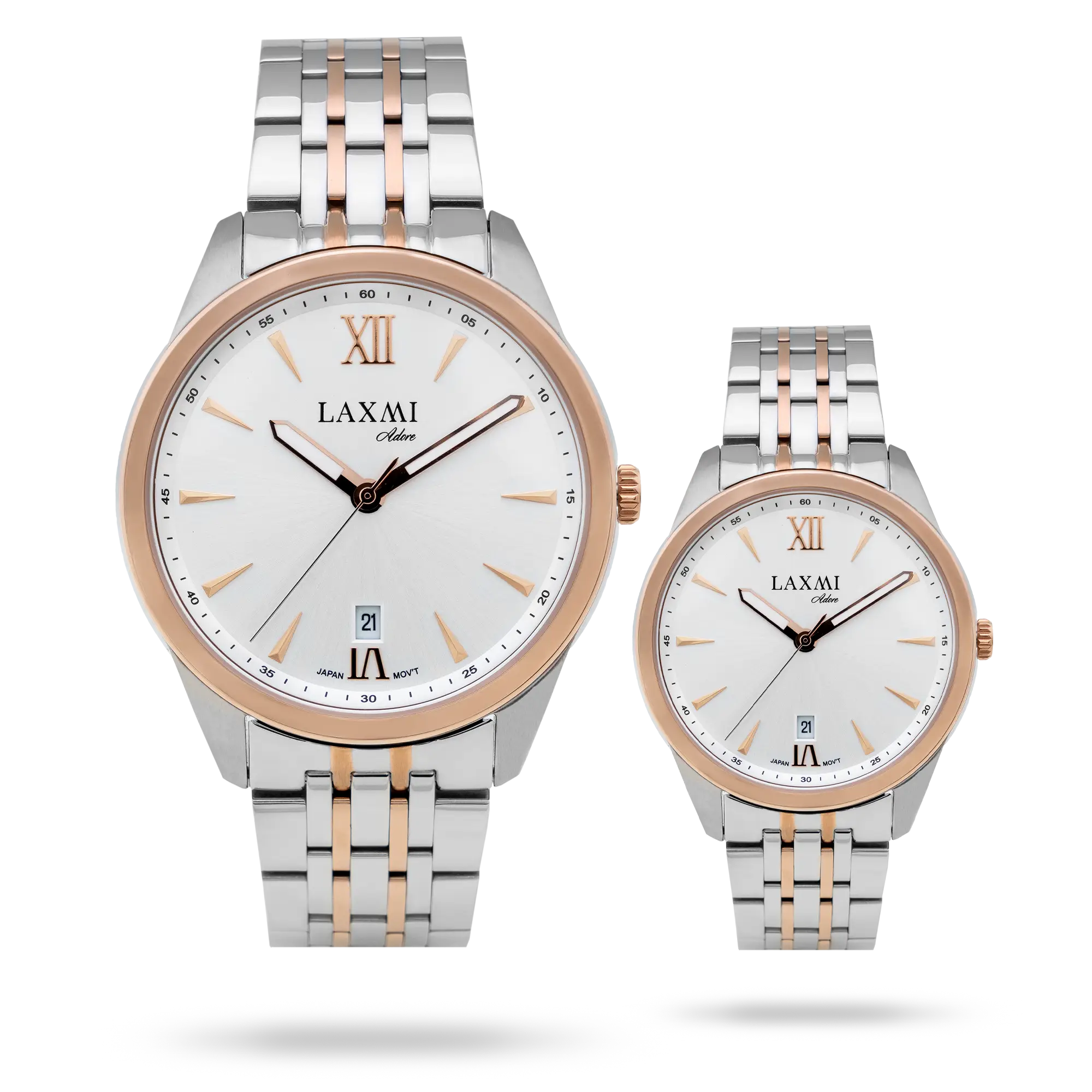 laxmi-watch-8527-5.webp ساعت مچی ست لاکسمی مدل:Laxmi 8527-5 - Image 1