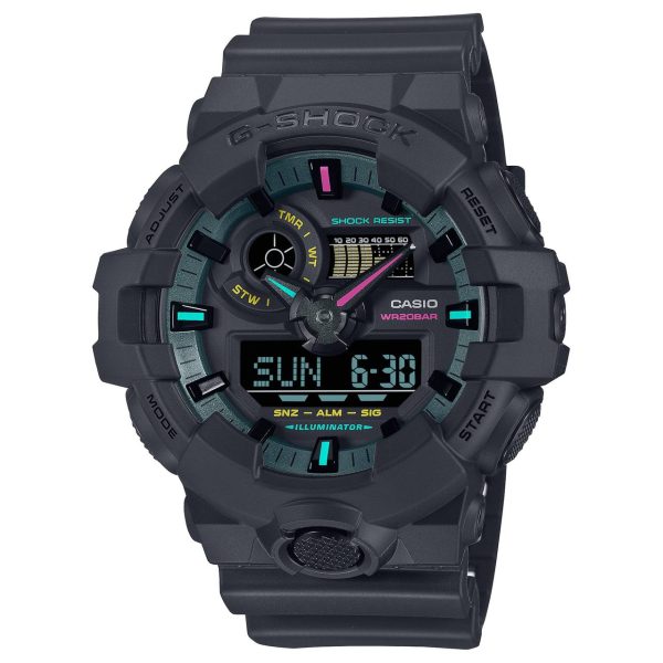 ساعت مچی مردانه کاسیو جیشاک مدل:GA-700MF-1ADR