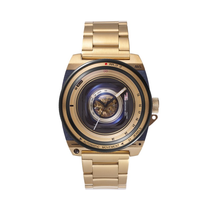 avl-ii-gold-metal-ts1803g ساعت مچی مردانه تکس مدل:TS1803G - تصویر 1