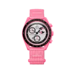ساعت مچی امگا سواچ اصل مدل:MISSION TO THE PINK MONPHASE