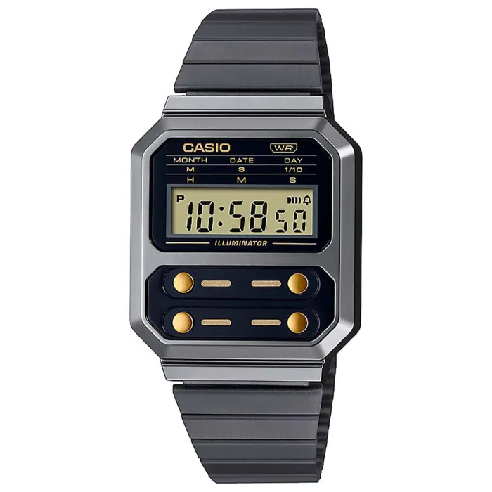 casio_vintage_a100wegg_1a2ef ساعت مچی اسپرت کاسیو مدل:A100WEGG-1A2 - تصویر 1